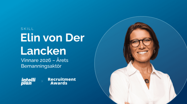 Elin von Der Lancken, Skill, vinnare av Årets Bemanningsaktör vid Recruitment Awards 2026