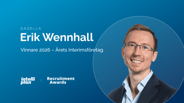 Erik Wennhall, Gazella, Recruitment Awards 2026